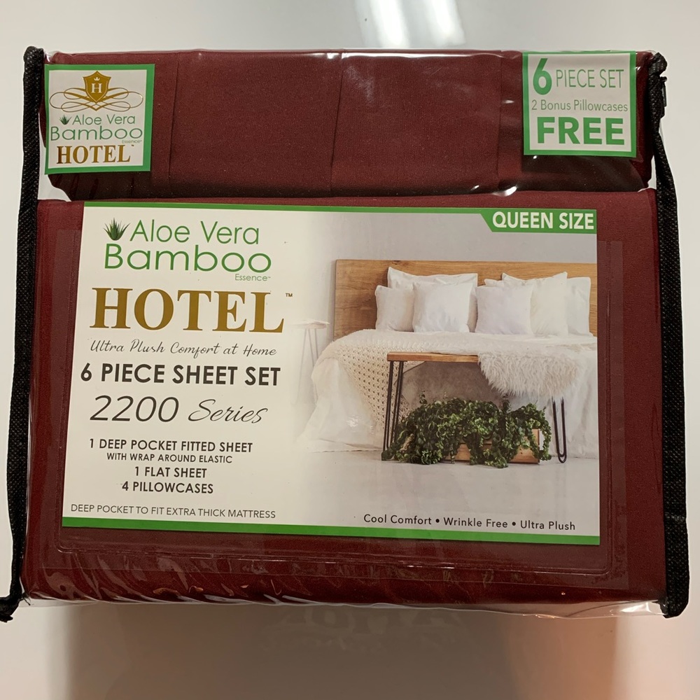 Aloe Vera Bamboo Hotel Bedsheet